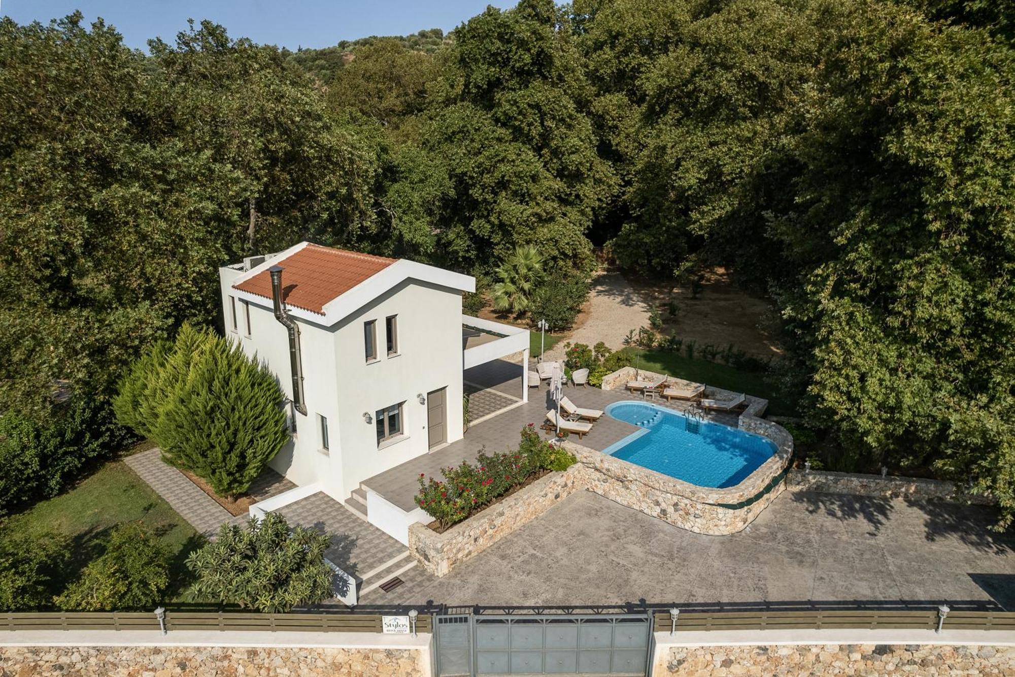 Villa Nature, Heated Pool Kalyves Exterior photo