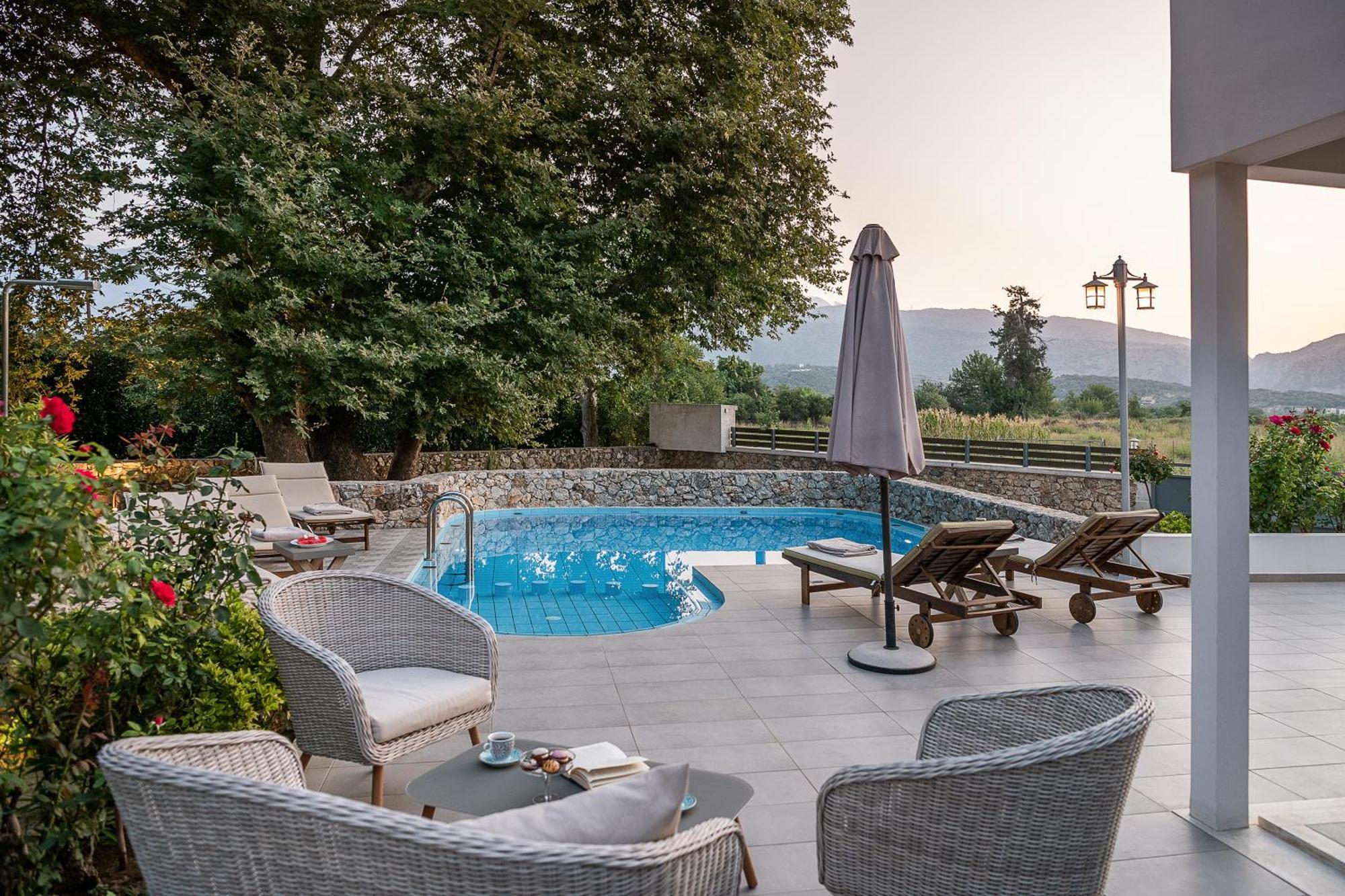 Villa Nature, Heated Pool Kalyves Exterior photo