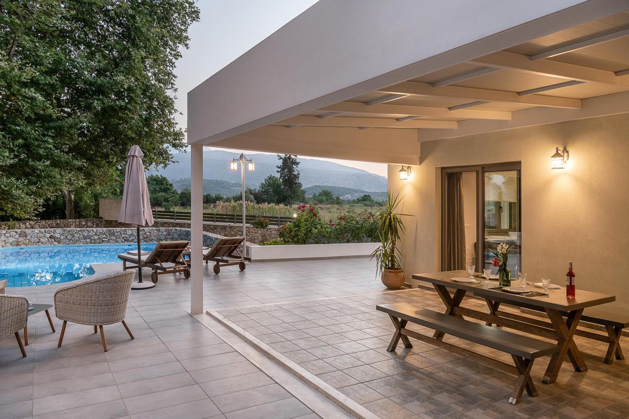 Villa Nature, Heated Pool Kalyves Exterior photo